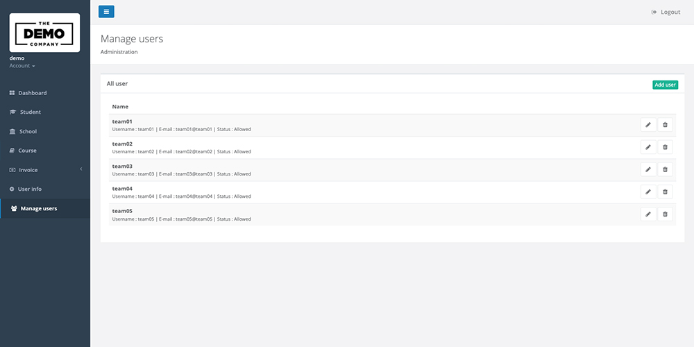 จัดการ User Account